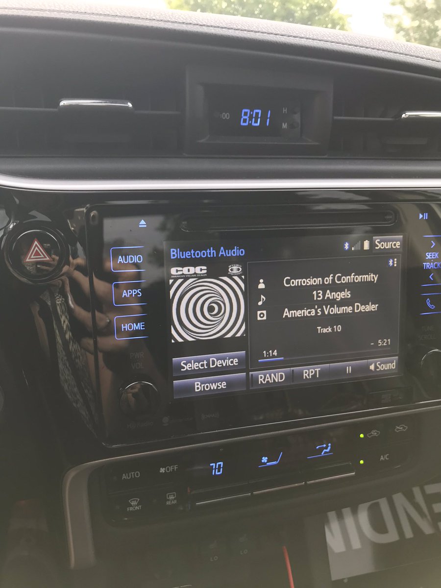 stonecoldmac7's tweet photo. Good Monday morning jams! #corrosionofconformity @coccabal #mondayvibes #13angels https://t.co/K6SD3m9VkD
