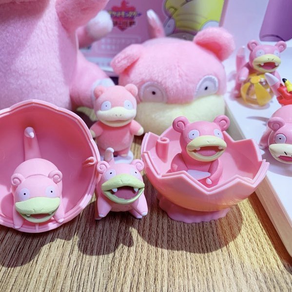 ポケモン - ヤドン ヤドラン ガラルヤドン ガラルヤドラン ガチャガチャ 卵生まれの尻尾巻き巻きヤドン、何度見てもかわいい…。 吉野家ヤドン