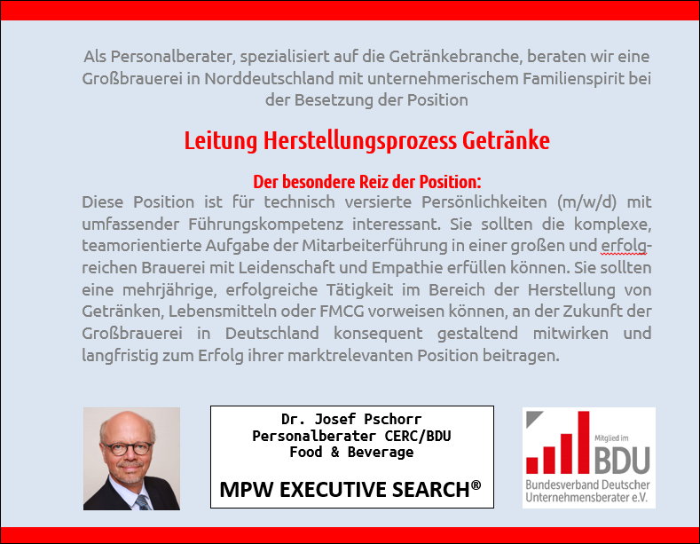 PschorrCERCBDU's tweet photo. #jobs Leitung Herstellungsprozess Getränke
Interessiert? 
Mehr unter:
https://t.co/cjwb2AyjPg  #Getränke #Bier #Herstellung #mitarbeiterführung @BDU_eV https://t.co/FoNXOu5Rlu