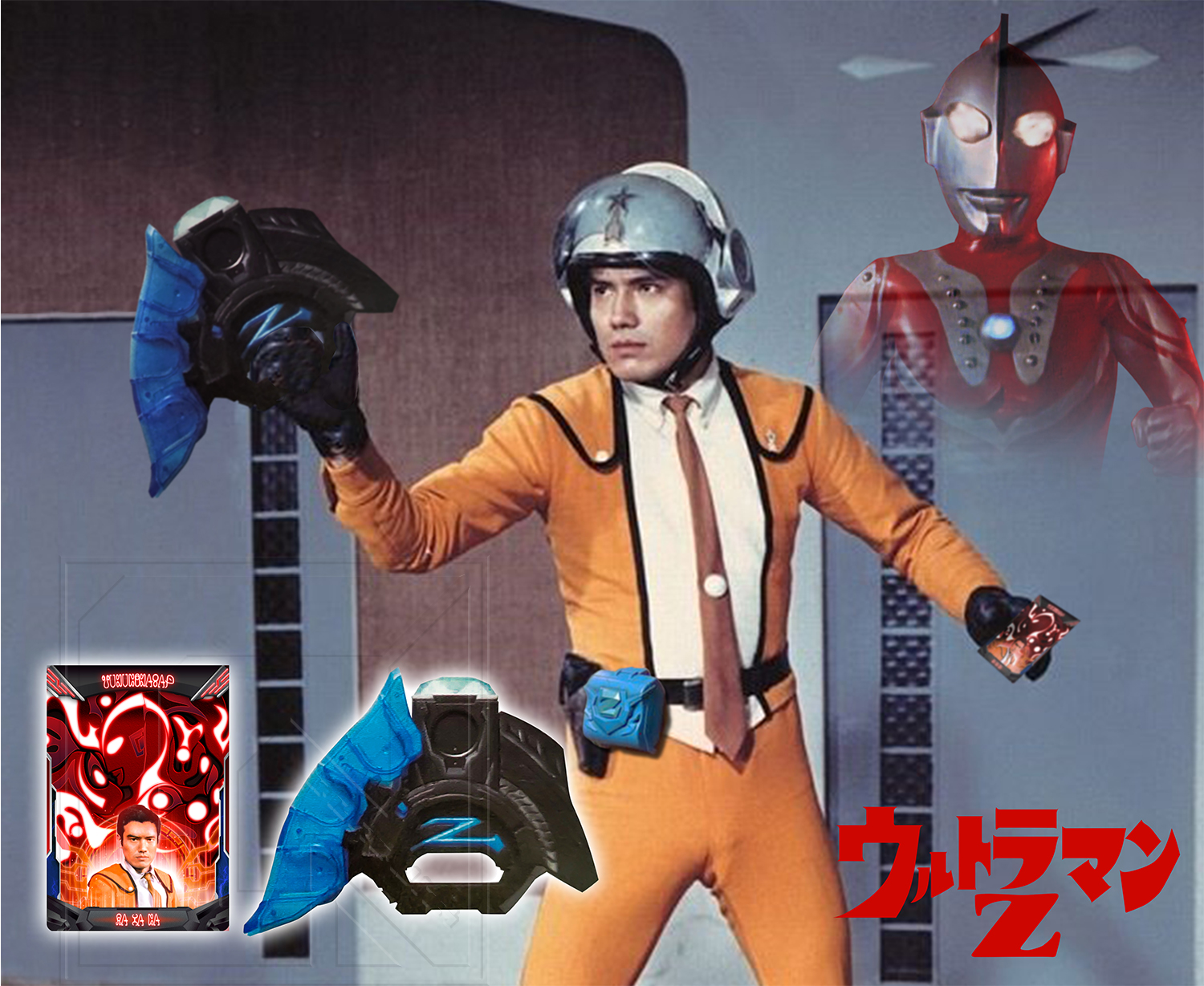 ウルトラマンタロウ 自制ウルトラアクセスカード三枚 早田 進 東 光太郎 ダイゴ ゼットライザーを使った変身方法もありますか これは面白いです ウルトラマンz ウルトラマンゼット変身してみた