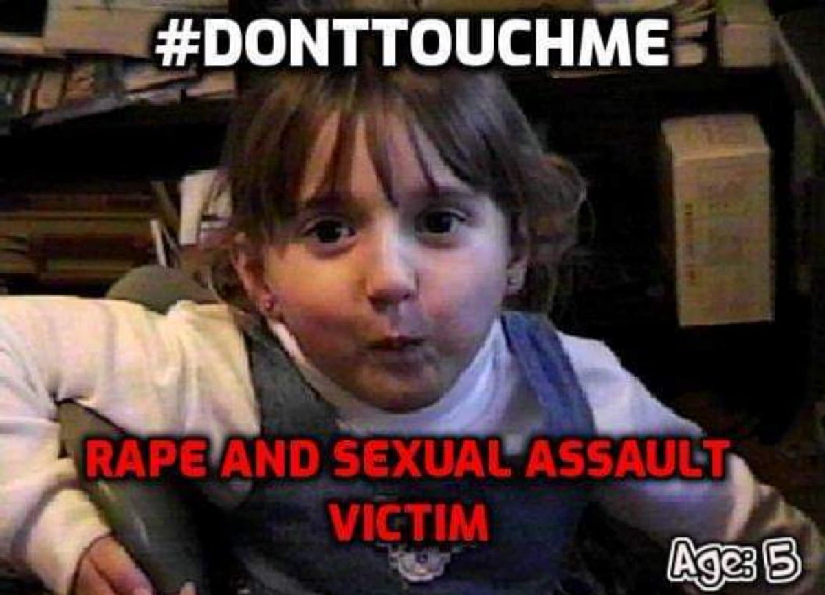 AndreaMMouser's tweet photo. @MarkRuffalo
#DontTouchMe
1 in 9 girls and 1 in 53 boys under the age of 18 experience sexual abuse or assault at the hands of an adult
How would this change if kids didn't feel pressured to be quiet. If children had support systems outside of the home?image: Me at age 5
RETWEET! https://t.co/pLgZ1YNWOR