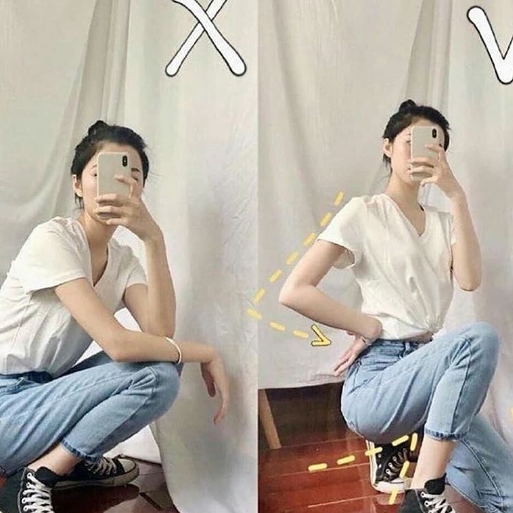 kimwishyy's tweet photo. ทริค ถ่ายรูปยังไงไม่ให้ดูตัน จำและนำไปใช้ 🥺🥺 #howtoperfact #ฉันจะผอม https://t.co/wP2NyXKGPS