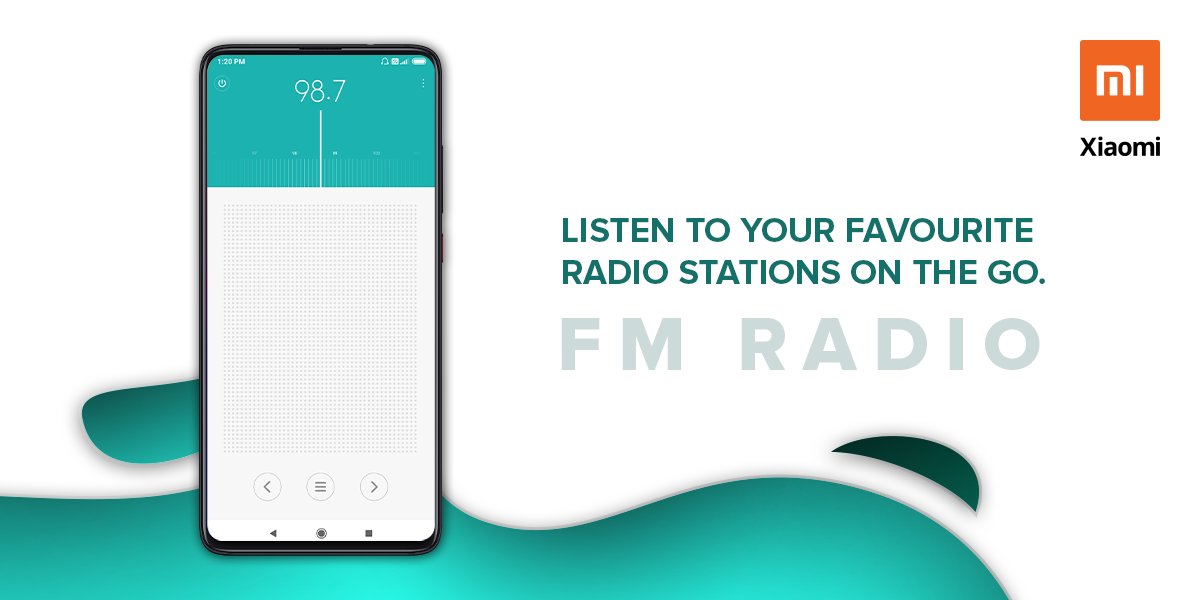 FM Radio: The always-evolving broadcasting platform that we've grown up listening to is just a tap away on #MIUI.

RT if you still listen to your favourite radio stations.