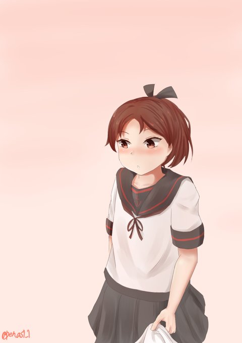 敷波ちゃんお誕生日おめでとう٩(ˊᗜˋ*)
「あ、あのさ・・・」
#艦これ版深夜の真剣お絵描き60分一本勝負
#艦これ版真剣お絵描き60分一本勝負_20200622
#敷波進水日 