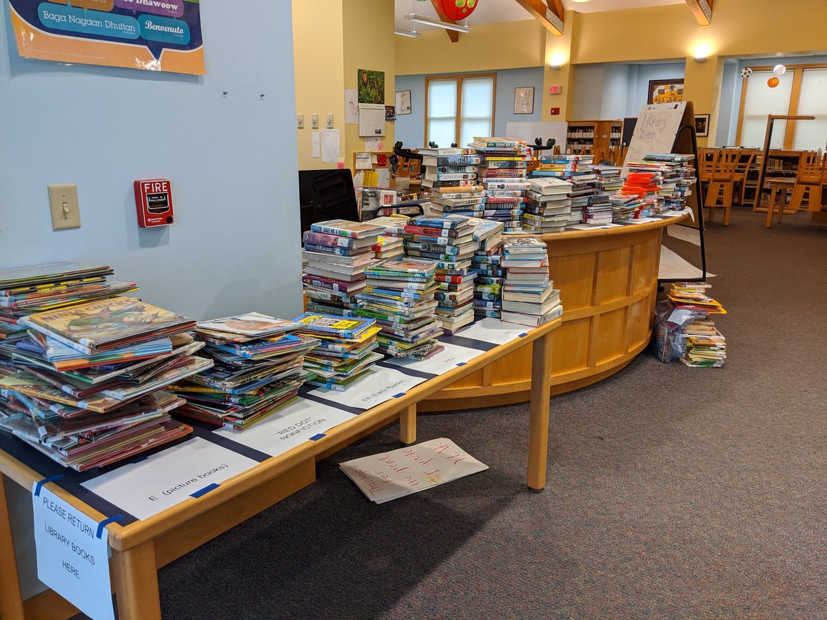 Thanks to everyone who brought back their books!  There are still a lot out there, so please bring them back in September.