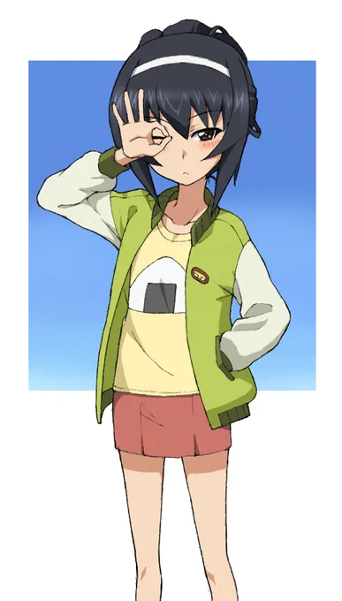 宇宙よりも遠い場所を目指しそうな麻子殿(中の人ネタ)であります!
#ガルパンワンドロ線画アフター 