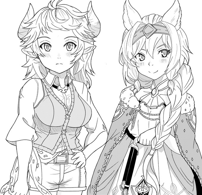 #グラブル
ロリスツルム殿とロリヘルエス様 
