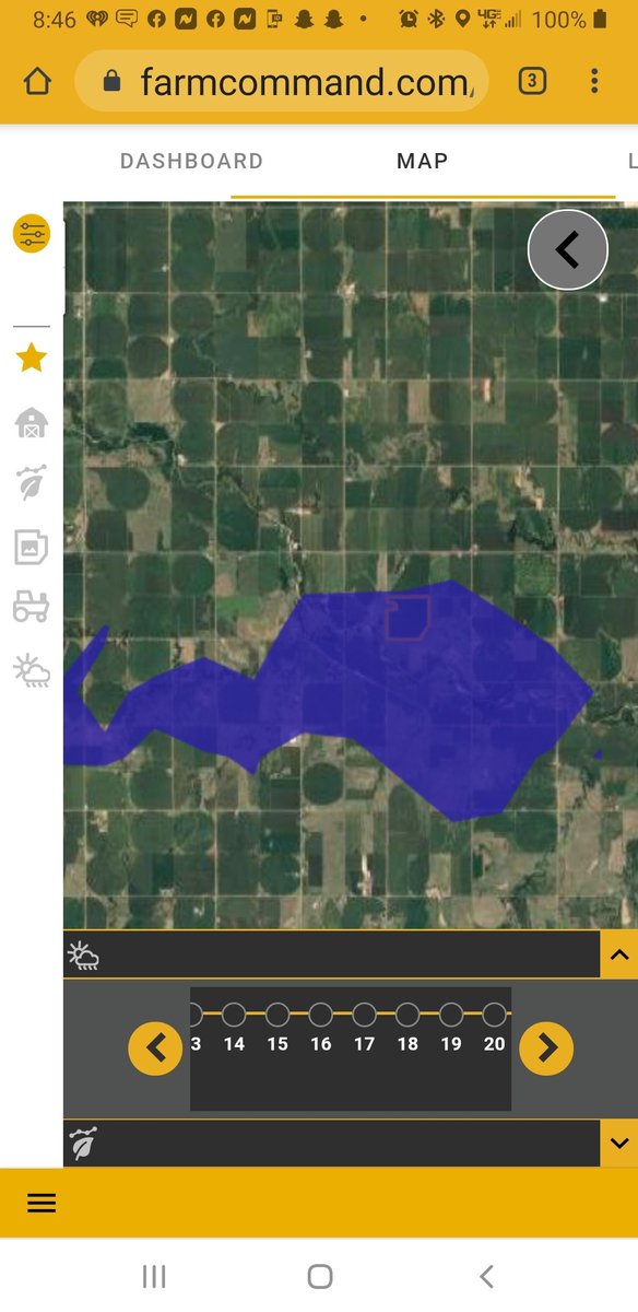 Well, the new hail alert feature that <a href="/farmers_edge/">Farmers Edge</a> has seems to be spot on.