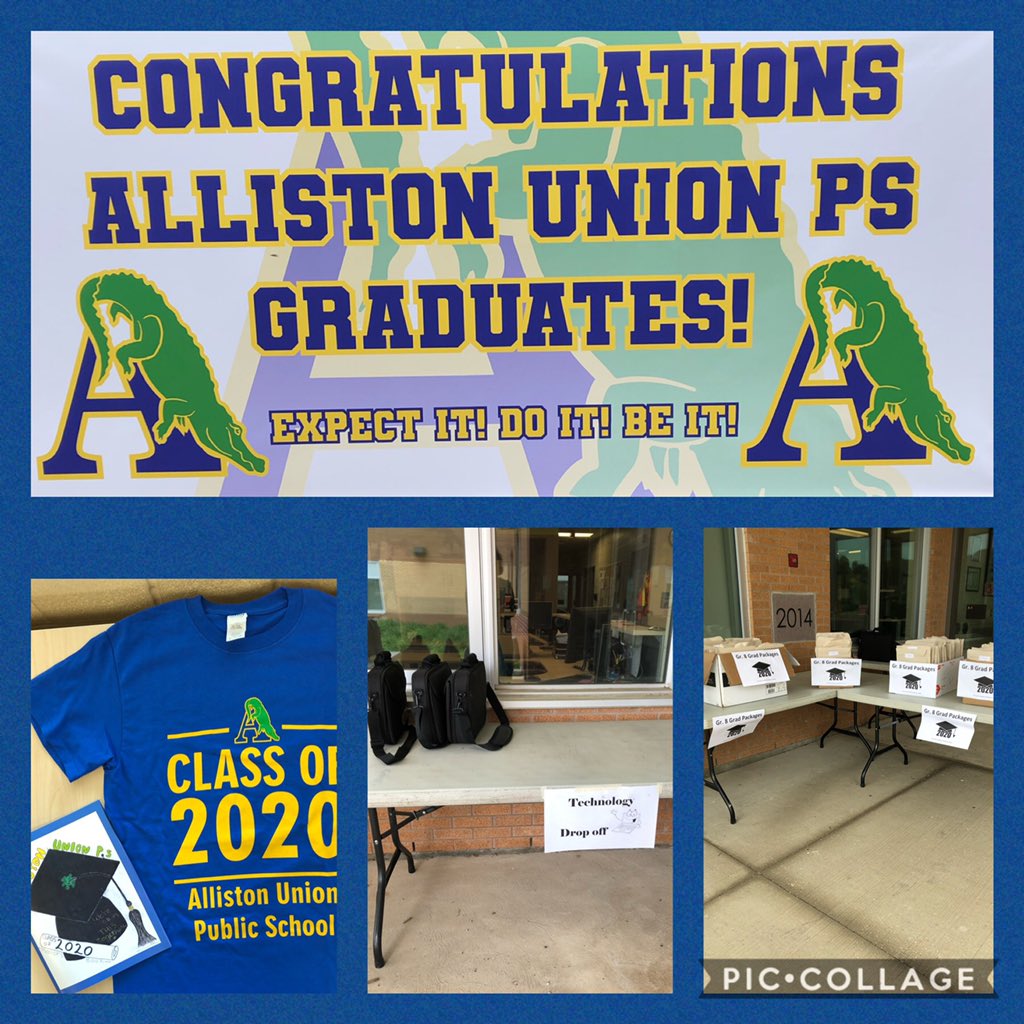 Congratulations to all of our AUPS Grade 8 Graduates! Packages are available for pickup today and tomorrow from 8:00 to 3:00 pm. @allistonunion @SCDSB_Schools