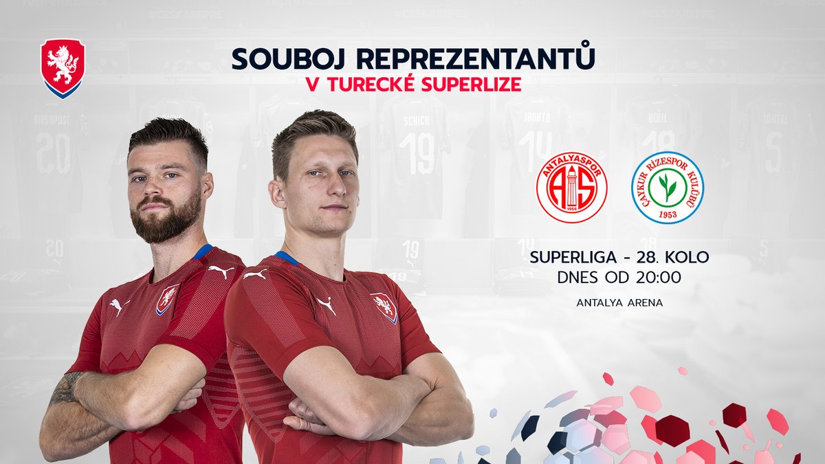 ceskarepre_cz's tweet photo. V turecké Superlize 🇹🇷 dnes dojde na souboj dvou reprezentantů 💪 #ANTRIZ https://t.co/8nbKifXj4B