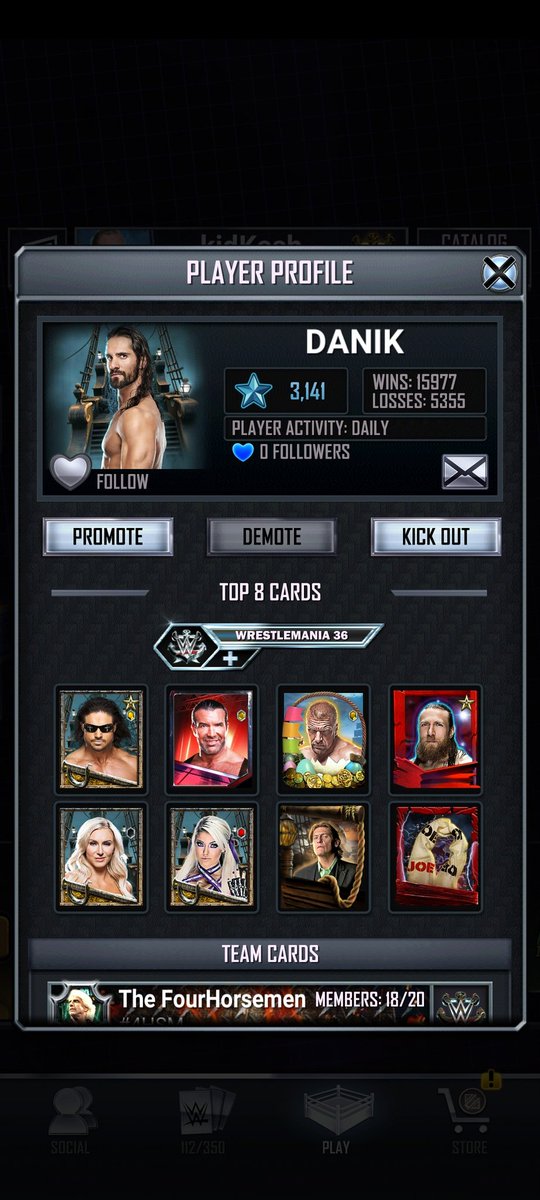 Megaman012488's tweet image. #FreeloaderHOF @WWESuperCard #4hsm Airing them out #2020