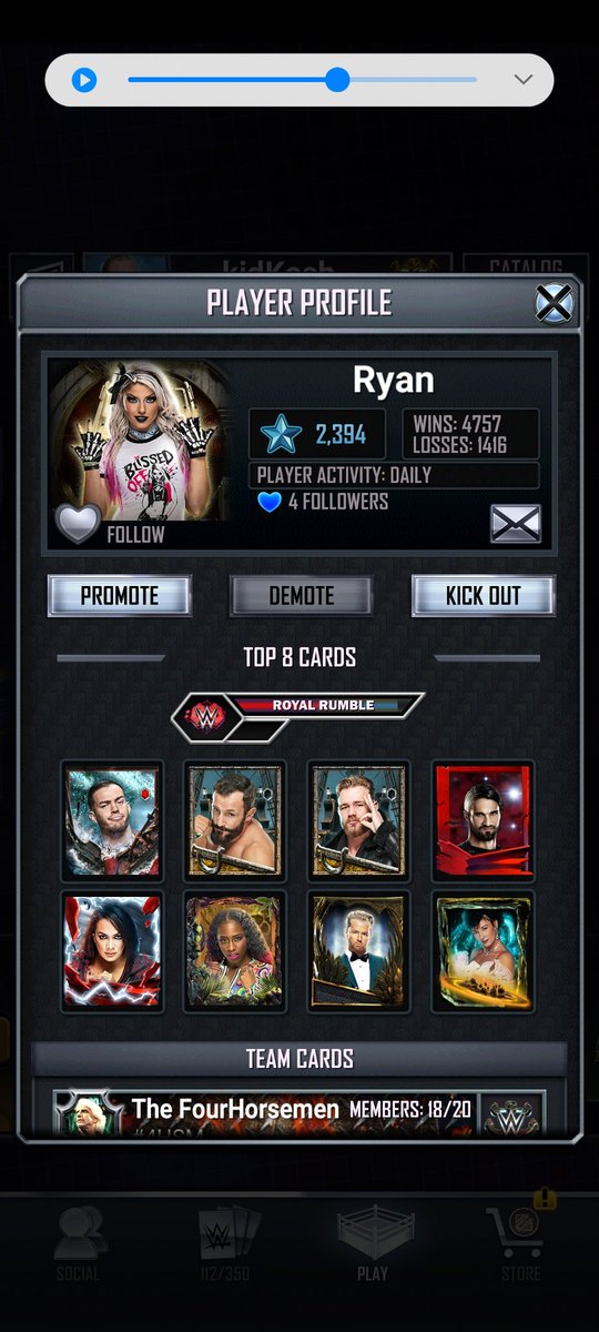 Megaman012488's tweet image. #FreeloaderHOF @WWESuperCard #4hsm Airing them out #2020