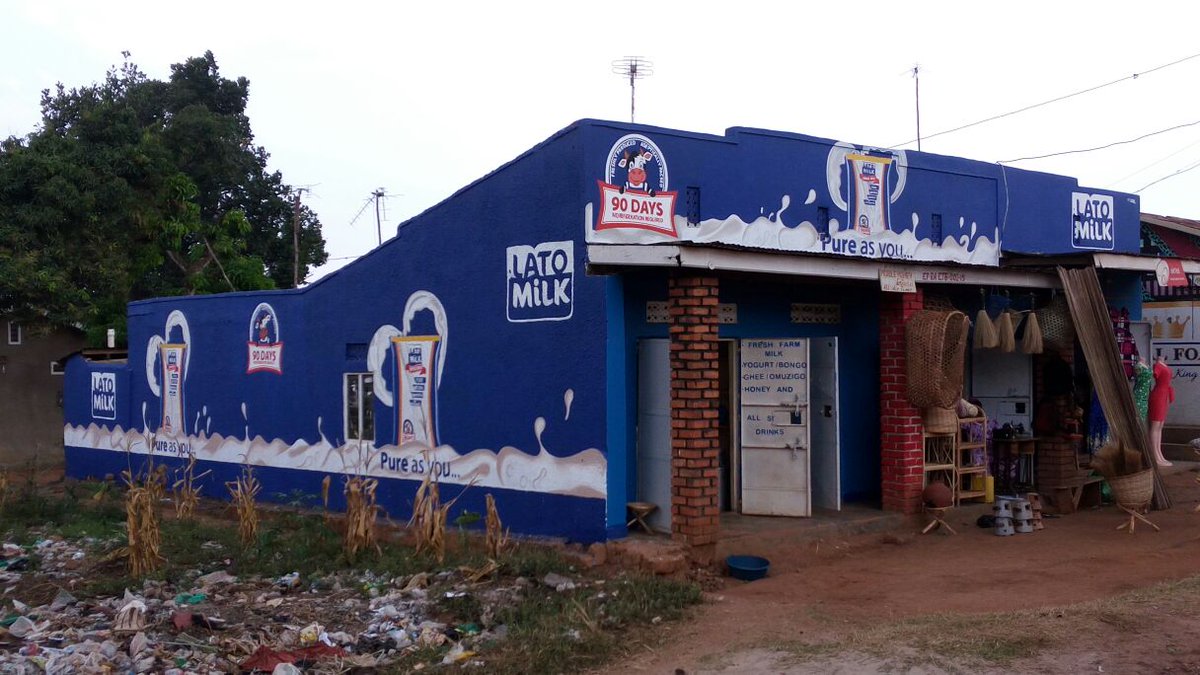 AdvertisingSure's tweet image. Lato milk wall branding, "Quality wall branding"...... Pliz don't hastate to contact us, we are at your service.