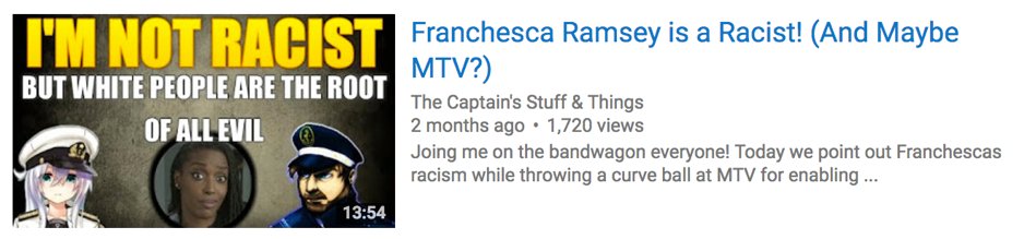 for context, I'd been doing  #MTVDecoded for about 2 yrs & was in the process of writing my book and the harassment I was dealing with was at an all time high. videos about me could easily rack up 300k views where I was called all sorts of slurs & untrue things were said about me