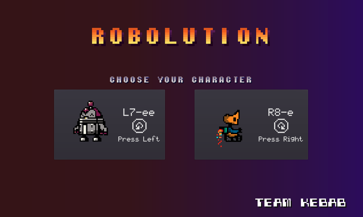TeamKebabGames's tweet photo. Rate our game we'd greatly appreciate it! 🤖https://t.co/FAAMoXORfH #GodotWildJam #Godot #GodotEngine #GameDev #GameJam https://t.co/ZWEn5ujJtJ