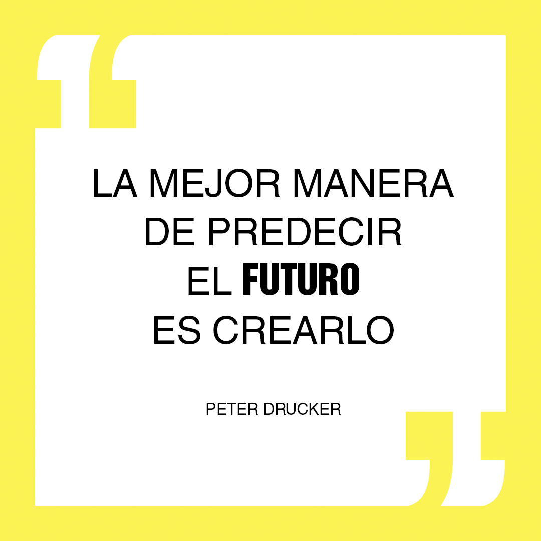 "La mejor manera de predecir el futuro es crearlo", un pensamiento de Peter Drucker que resalta lo vital que es asumir la responsabilidad en el presente para crear un futuro mejor🧠✅

#leonesp #zeleon #diseño #comunicacion #pasion #optimismo #web #equipo #trabajo #ilusion