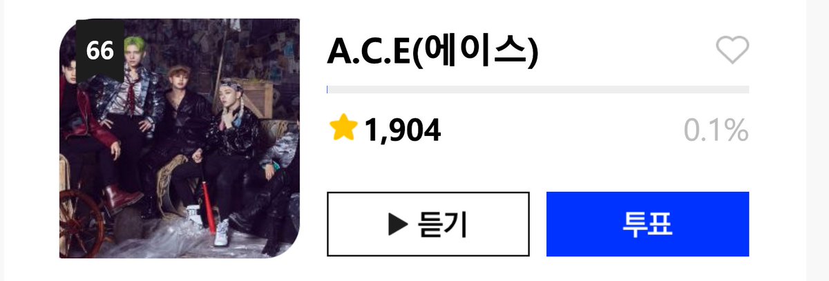 CHOICE_NAtion7's tweet image. 🗳️Voting for the 2020 Soribada Bonsang Award has begun and A.C.E is currently ranked 66th! 

If you have access to a Korean phone number and a verified Soribada account, please vote! 

Vote: m.soribada.com/award/2020/vote
Tutorial: 

#ACE #에이스 #CHOICE #초이스