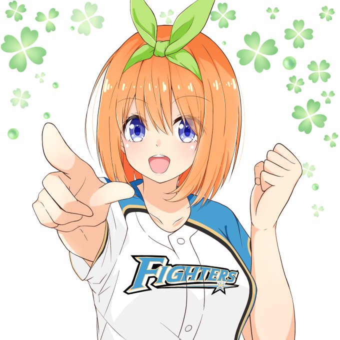 煮卵さんがTwitterに投稿した中野四葉(五等分の花嫁)のイラスト。