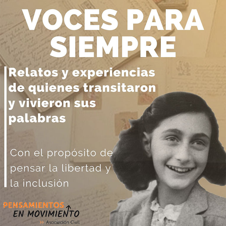 espaciosurgir's tweet photo. Recordando el nacimiento de #AnaFrank y todo lo que en su vida nos enseñó, venimos a presentarles “Voces para siempre”: relatos y experiencias del pasado, pensadas hacia el futuro. https://t.co/bDgqgnEG43