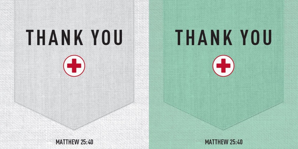 TyndaleHouse's tweet photo. Doctors, nurses, and countless others are serving amidst a troubling pandemic, putting their own health on the line to tend to the sick. As a small way to show our gratitude, weβre pleased to provide free downloadable thank you cards. #blessitforward https://t.co/JnrMpc1SgF https://t.co/GIzVANHjZB