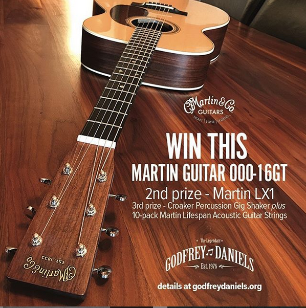 Need some good news? You could win a new guitar & support Godfrey Daniels (one of our favorite venues) at the same time! Enter before August 9th for as little as $5. Full deets here: godfreydaniels.org/event/annual-m… #guitarraffle #winaguitar #helpsaveourstages #saveourstages #martinguitar