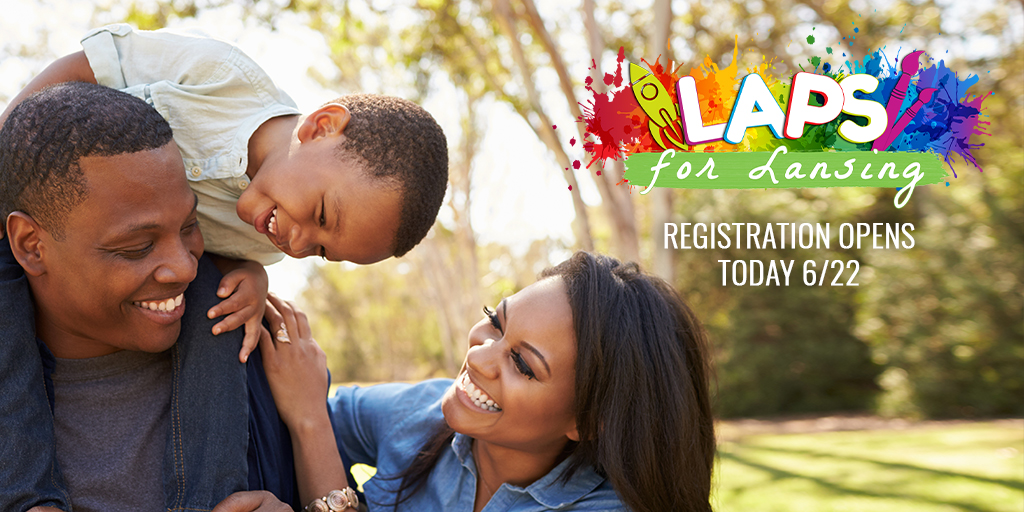 You can run, you can walk, you can just take some laps around the block, all for two great causes! <a href="/youtharts/">Michigan Youth Arts</a> &amp; <a href="/Impression5/">Impression 5</a> #lapsforlansing Register Today!