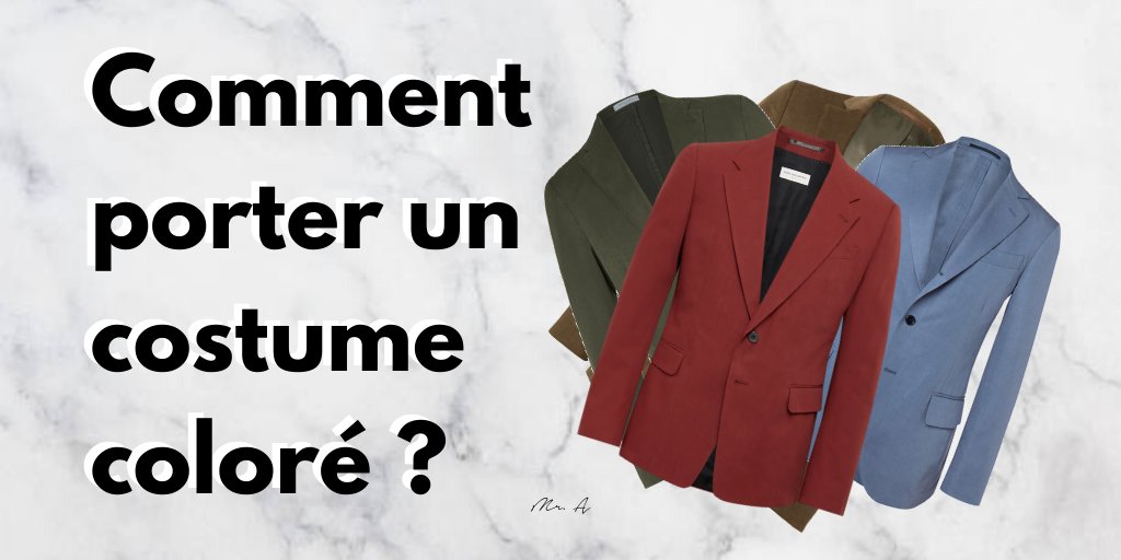 Bien évidemment, votre costume doit être bien coupé, bien repassé et à votre taille. Si vous voulez en mettre plein la vue, mettez-y un peu de couleur. Dans ce thread, nous allons présenter 4 alternatives aux traditionnels noir, bleu et gris.