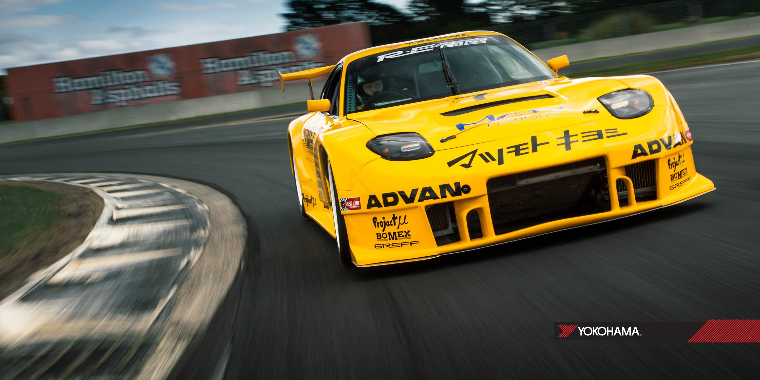 Yokohama Tire This b Powered Re Amemiya Jgtc Gt300 Mazda Rx 7 Was Built For The Same Tracks That Advan Was Born On Yokohamatire Onyokohamas Advan Mazda Rx7 Fd b Jgtc