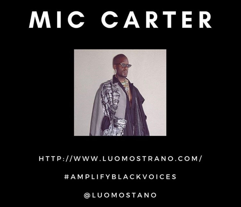 Mic Carter of <a href="/luomostrano/">strano</a> will be LIVE on Instagram tonight at 8pm for the launch of <a href="/FashionArtTO/">Fashion Art Toronto</a>'s virtual fashion show series! Check it out here: soo.nr/np6F #AmplifyBlackVoices