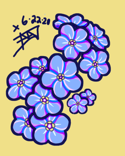 BrutusRexx's tweet photo. might fuck around and get a tattoo or smth
#art #myart #flower #flowers #flowertattoo #forgetmenot #forgetmenotflower #painting #cartoon #tattoo #tatoos #ArtistOnTwitter https://t.co/CytVlBBceq