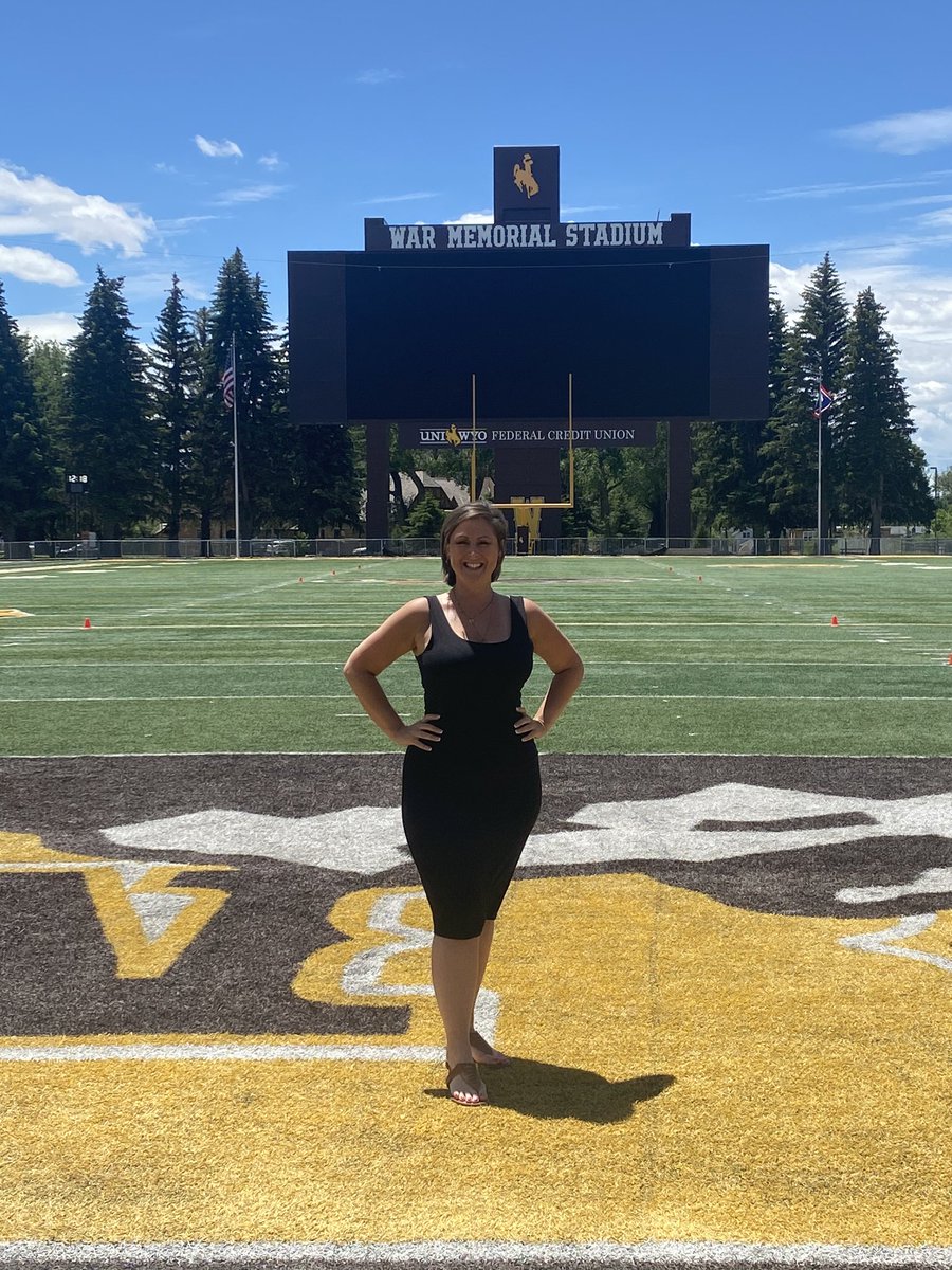 yourfirestarter's tweet photo. Is heaven? Close. It’s Wyoming Football. Great meeting today at my alma mater to discuss athlete branding. #rideforthebrand https://t.co/K1vLHlmTrl