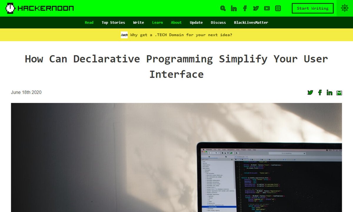 codecidedotnet's tweet image. How Can Declarative Programming Simplify Your User Interface
#declarativeprogramming #data #reactiveprogramming #hugenumberconvolutedconditionallogic #fact #remotework
via hackernoon.com
☛ amp.gs/2gjf
