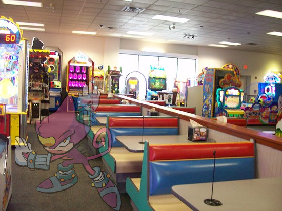 ninjaespio's tweet photo. I have snuck into chuckecheese. i'm going to see how they make their fucking pizza once and for all. https://t.co/2QgtoxVq6u