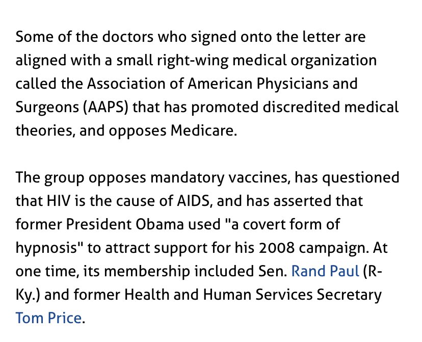 There are 5 medical doctors (besides Dr Chau)-Dr.Abelowitz, Dr. Gold, Dr. Eilbert, Dr. Fitzgibbon & Dr. McDonald. ALL FIVE DOCTORS signed a letter that the associated press said was"released as the Trump campaign has been actively soliciting the support of pro-Trump physicians"