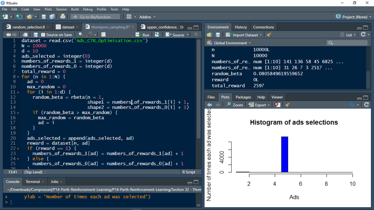 iLeoperon's tweet photo. Day97-100:#100DaysOfCode Today I resumed with RL &amp; wrk Thompson Sampling based prb using R &amp; Py. And also worked on my mask detector prj. Any fdbk appr'n!   
G: https://t.co/W8gIOL6Uc5
V:https://t.co/iwy84JPObq
L:https://t.co/PhI7EhOKvQ
#HappyLearning #HackJaipur @freeCodeCamp https://t.co/OOjs3dsGYQ