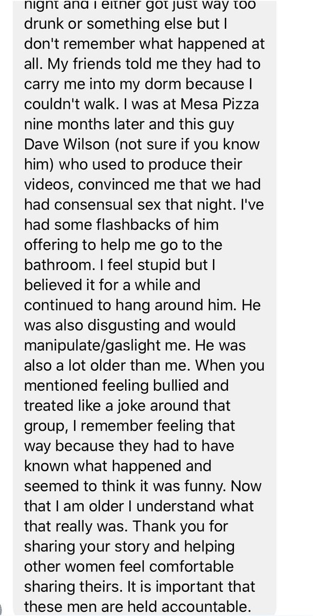 So many survivors have reached out to me. Thank you. I believe you❤️You are not alone.
Some have asked that their stories be shared too. With their consent I am going to. This is a thread of stories involving dangerous men in the Mpls music/art community
I’ll continue to update.