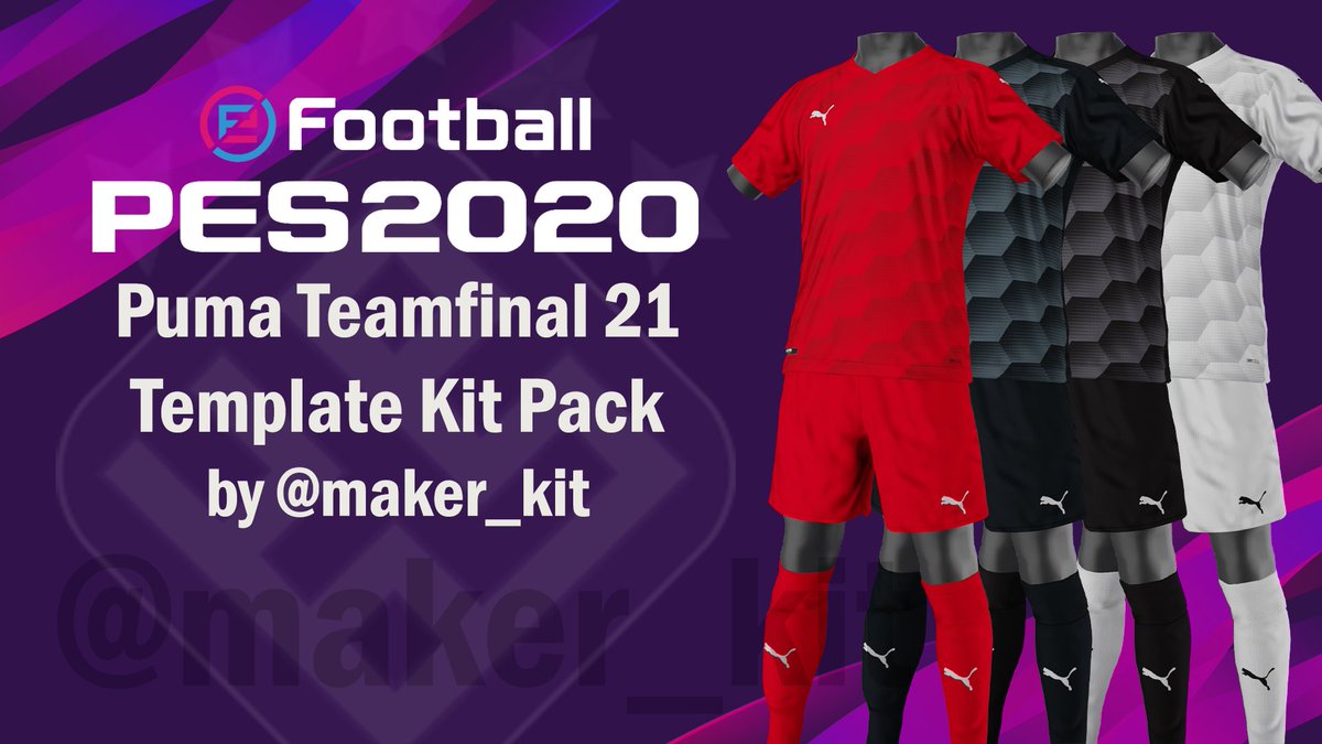 Teamfinal 21 Template Kit Pack #PES2019 