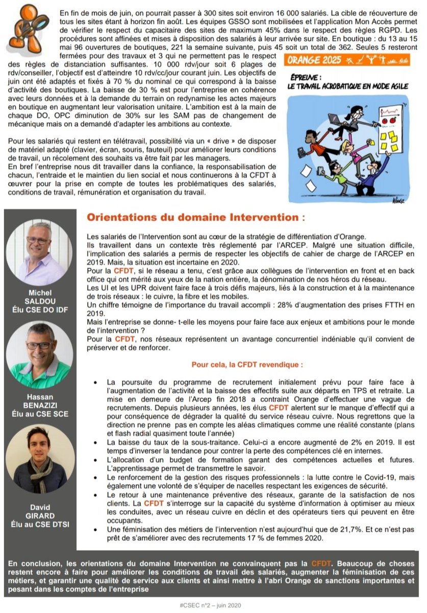 CFDT_Orange's tweet photo. Le #CSEC n°2 vient de paraître 👍🏼
Retrouvez tous les tracts de la @CFDT_Orange sur notre site, l'intranet (syndicats sur la page d'accueil) ou notre appli !
Ne ratez plus aucune info du Comité  Social et Économique Social de l'UES @orange 😉 https://t.co/knd5QDo82e