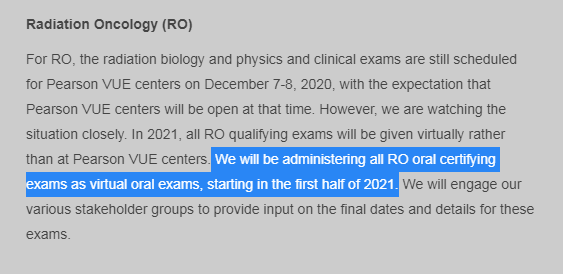fumikochino's tweet photo. WOAH. Officially stunned.
"ABR Moving to Virtual Exams"
#radonc #VirtualExams @ABR_Radiology https://t.co/tOT5uZ9A1g