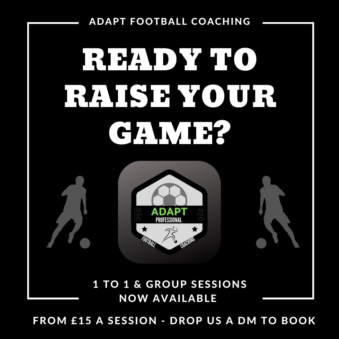 CoachingAdapt's tweet image. ⚽️ We are back! ⚽️

It’s Been a long time but we are back and ready to help nurture football talent to get back up to speed ready for the new season!😁

#Professional #football #coaching #highwycombe #slough #bucks #berkshire #development #passing #shooting #defending #attacking