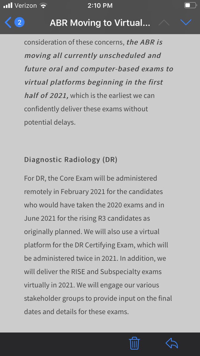 Casey Cable (@ckcable) on Twitter photo #ABRCore exam moving to virtual platform in February 2021! Thanks to the <a href="/theAPDR/">The APDR</a>, <a href="/MERCCoalition/">MERCCoalition</a>, and <a href="/RadiologyACR/">American College of Radiology</a> for advocating for us #RadRes!
<a href="/ACRRFS/">ACR RFS - We've Moved! Follow @RadiologyACR.</a> #Radiology #ABRCore exam moving to virtual platform in February 2021! Thanks to the <a href="/theAPDR/">The APDR</a>, <a href="/MERCCoalition/">MERCCoalition</a>, and <a href="/RadiologyACR/">American College of Radiology</a> for advocating for us #RadRes!
<a href="/ACRRFS/">ACR RFS - We've Moved! Follow @RadiologyACR.</a> #Radiology
