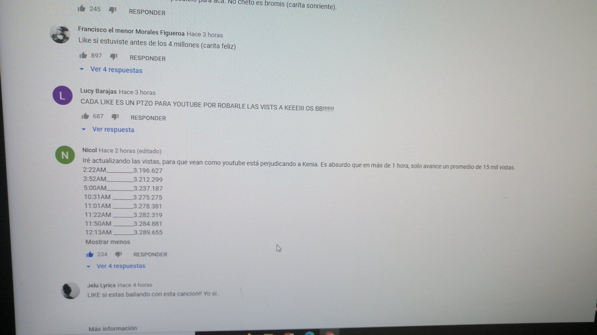 valgarcilazos's tweet photo. #YouTubeIsOverParty queremos un explicación. Tan grande es el descaro de robar vistas y algunos comentarios cuando todos estamos reproduciendo al máximo esta canción. Queremos una explicación. Todos dando RT, esto no se vale. No es la primera vez que pasa, a BTS ya le ha sucedido https://t.co/d6NXhkPdp0