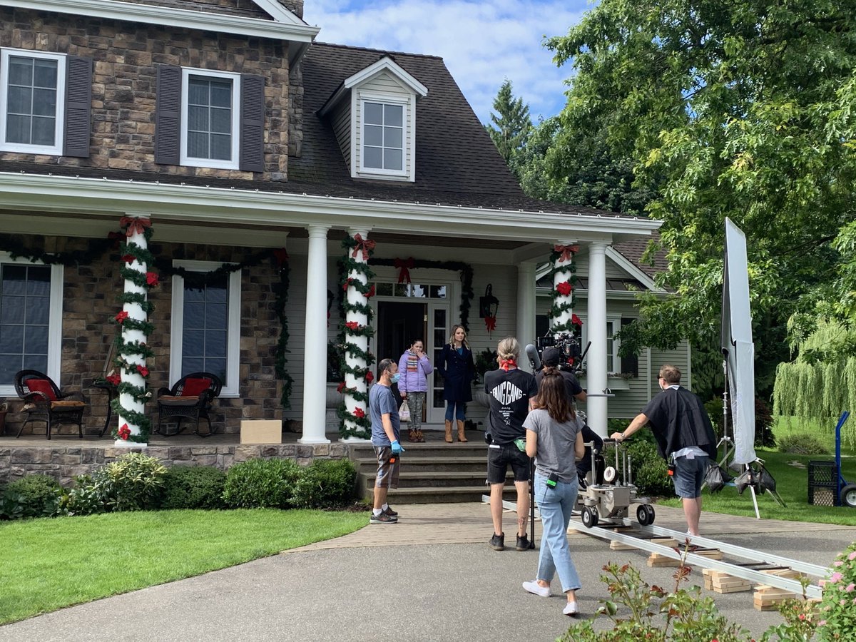 Excited to be safely back in production and making a beautiful story! Jump starting BC film industry! #christmasforgivenessmovie #brbpictures #principleproductions