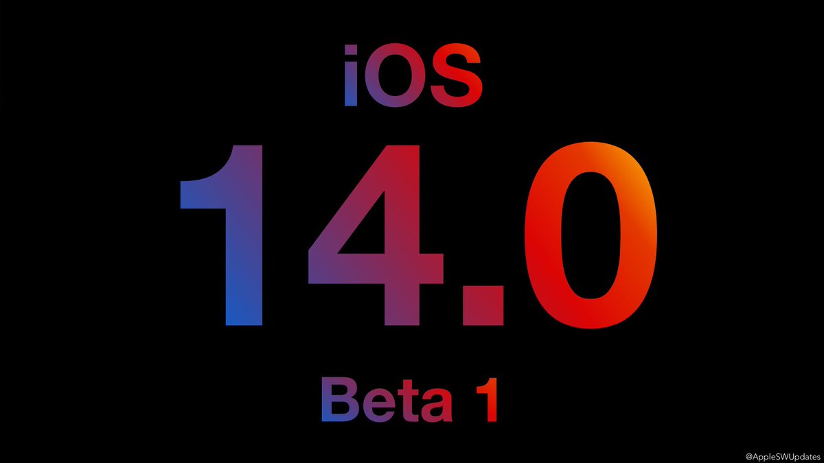 iSWUpdates's tweet image. iOS 14.0 Dev Beta 1 (18A5301v) has been released. #iOS14 #iOS14DevBeta1 #iOS14Beta1