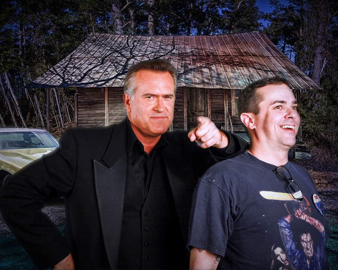 Still one of the worst photos I have ever taken.  Happy Birthday, Bruce Campbell! 