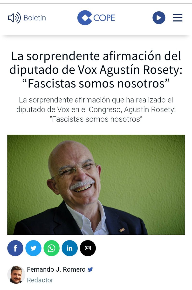 Juanerpf's tweet photo. .@COPE se suma al carnaval de la manipulación. Aquí no hace falta ningún comentario. Vean lo que dice la cadena de los obispos y lo que de verdad dijo @AgustinRosety https://t.co/6msz4YlvJ5