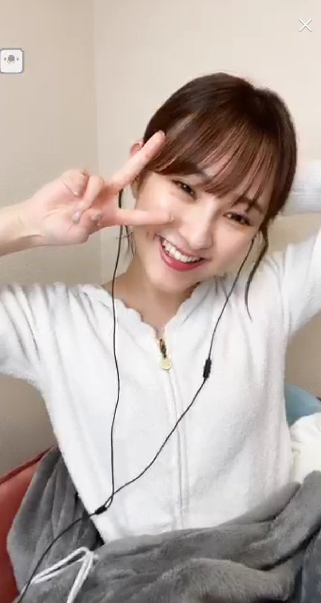 泷尉 今日なおちゃんの髪型も可愛い 最後のポニーテールも好き 本当に可愛すぎる 植木南央 17live