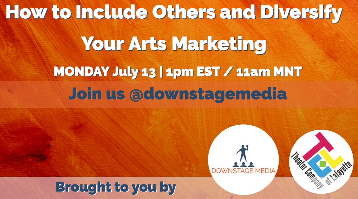 actsocialHannah's tweet photo. Hi #StageChat, I have unfortunately had to postpone StageChat today due to injury (nothing too serious but it prevents me from working).
We will see you at the same time on July 13 instead! In the meantime, if you have any Stage Chat ideas, send them to me. @downstagemedia https://t.co/OF567ukzsk