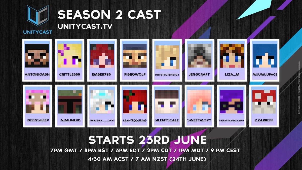 UnityCast's tweet photo. Season 2 of UnityCast Starts tomorrow with the 1.16 update! 8PM BST / 3PM EDT!
https://t.co/cwP5O0Q4mj #Season2 #UnityCast #Minecraft #TheNetherUpdate https://t.co/G2uGzP1EoZ