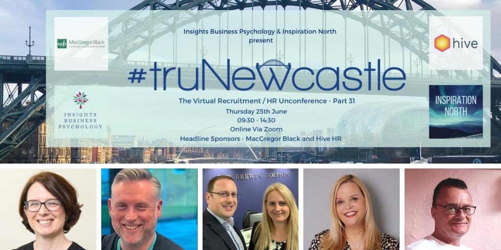 Inspirationorth's tweet photo. Reminder -  virtual truNewcastle event sponsored by MacGregor Black and Hive HR. 

Date: Thursday 25th June

Bought a ticket to the physical event? This is included.

Sign up: https://t.co/0l1ET1c394

#HR #Recruitment #unconference #trunewcastle https://t.co/RSaUtlMUZz